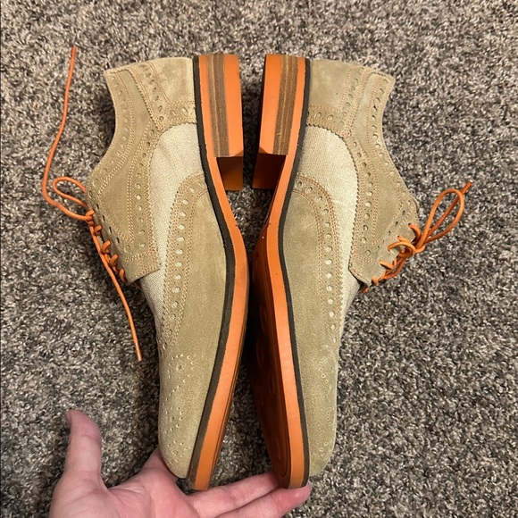 Donald J Pliner Men’s Suede Shoes Size 10 - Picture 3 of 8